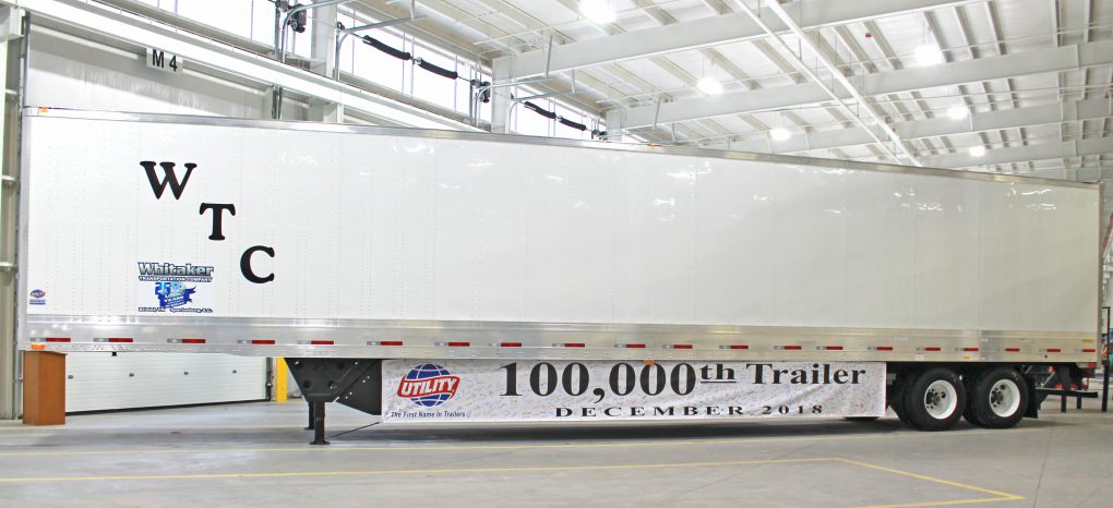 Glade Spring, Virginia Plant Builds its 100,000th Dry Van