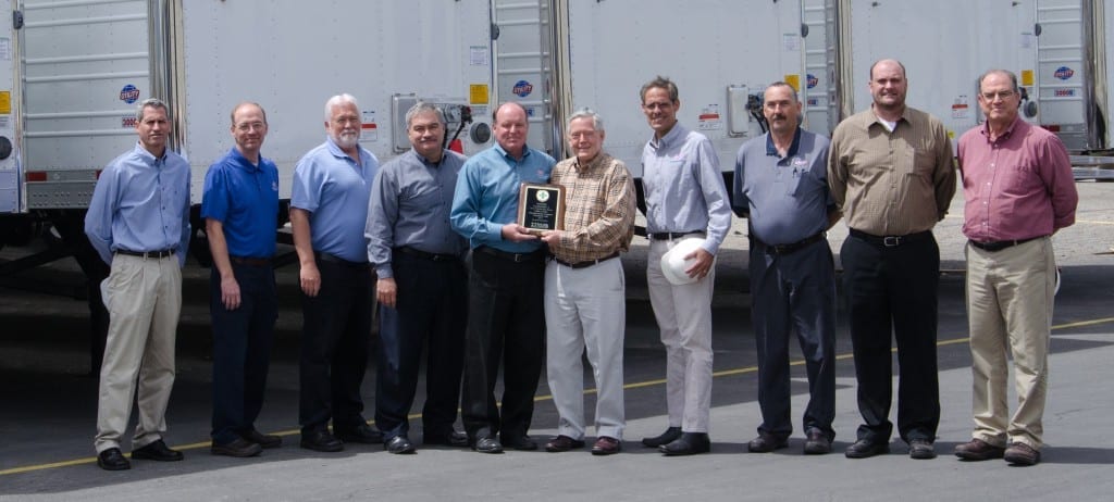 Utility Receives TTMA Plant Safety Award Pictured, Left to Right: Joe Kiechler, Director of Purchasing | Mike Egbert, Plant Engineer | Gary Foy, Materials Manager | John Harris, Director of Manufacturing | Todd Smith, Plant Manager | Paul Bennett, Chairman and CEO | Stephen Bennett, Vice President | Jay Bills, Plant Superintendent | Dennis Wilson, EHS Manager | Joe Maylin, HR Manager 